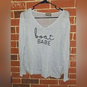 Wooden Ships  'Boat Babe' Sweatshirt